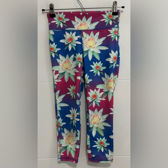 💛Like New💛 GAP: Girls Floral Leggings - Size Large - Picture 1 of 4